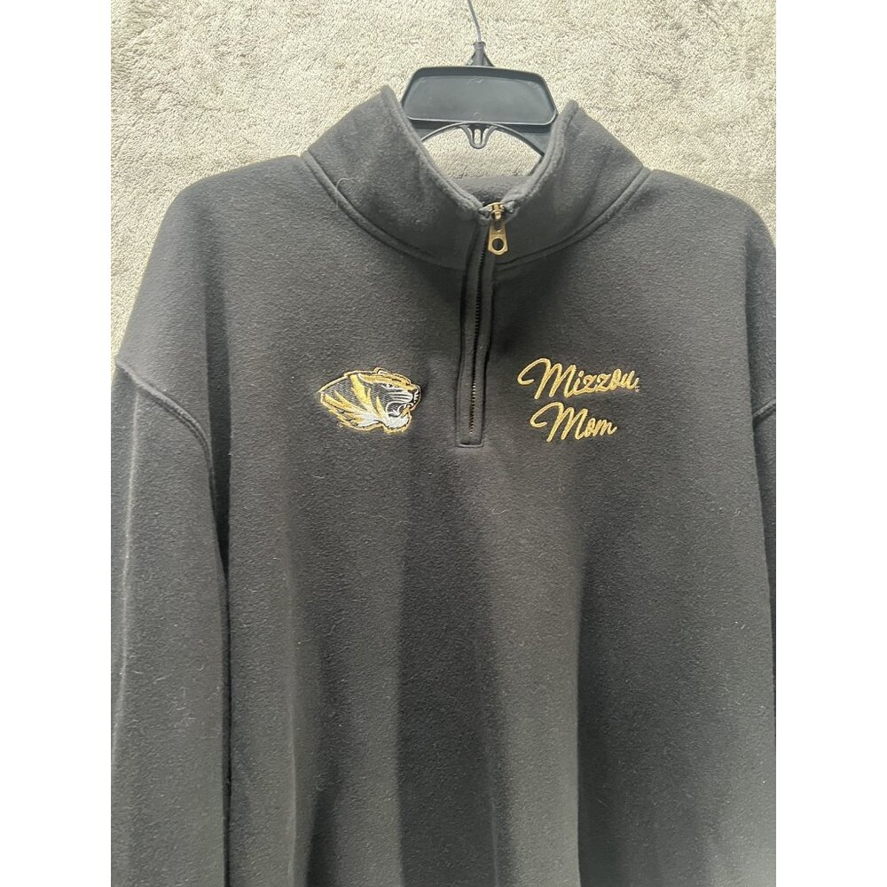 Mizzou Mom Women’s Xxl Jansport 1/4 Zip Pullover Sweater Missouri Tigers View 6